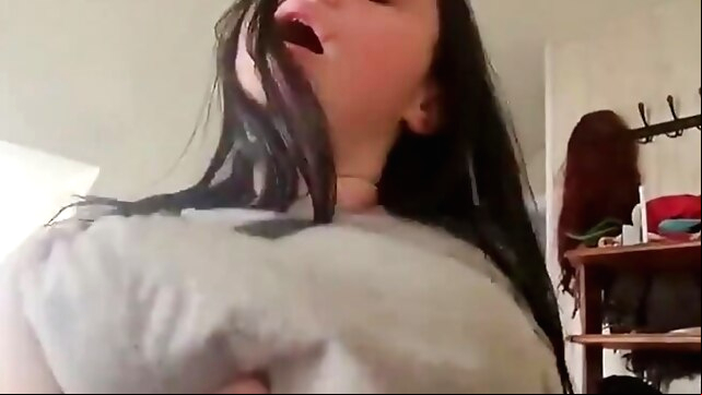 Beautiful Big Titty Dark Haired Girlfriend Gets Tits Sucked and a Deep Drippin xxx amateur video